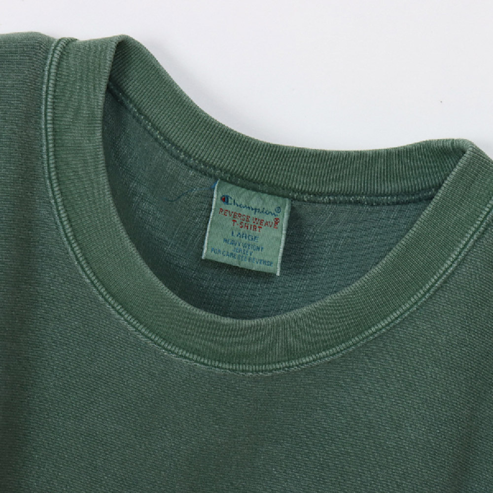 REVERSE WEAVE®系列 男款 水洗復古短TEE(綠)