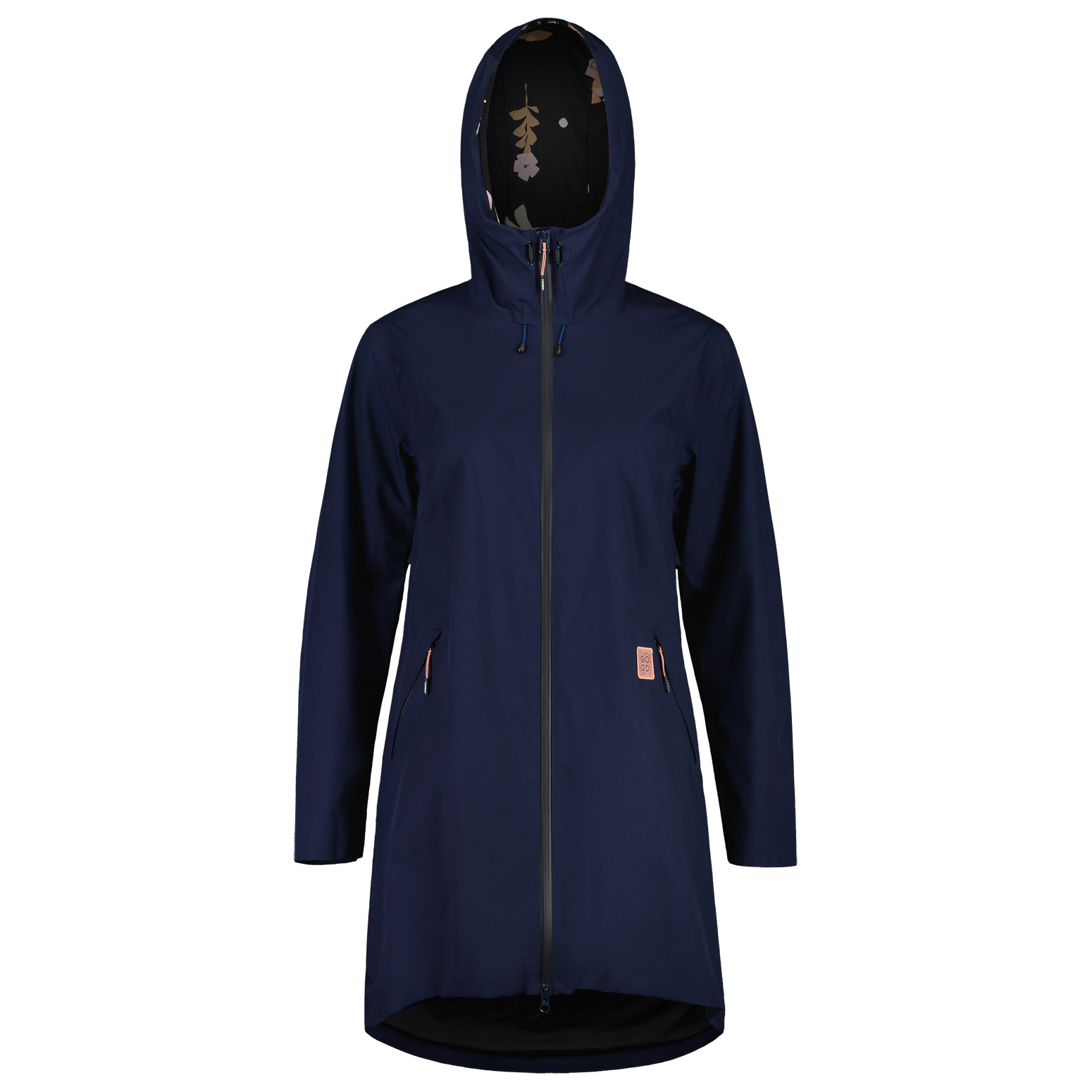 【MALOJA】女防風抗水中長版連帽外套 / 24MA37191-[棕、藍]