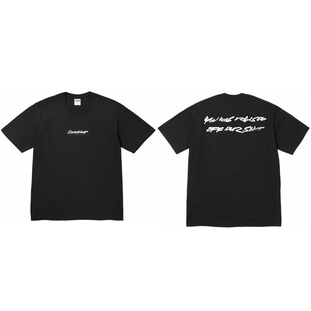 Supreme SS24 FUTURA BOX LOGO TEE 草寫字體 背面標語 短袖上衣 短TEE