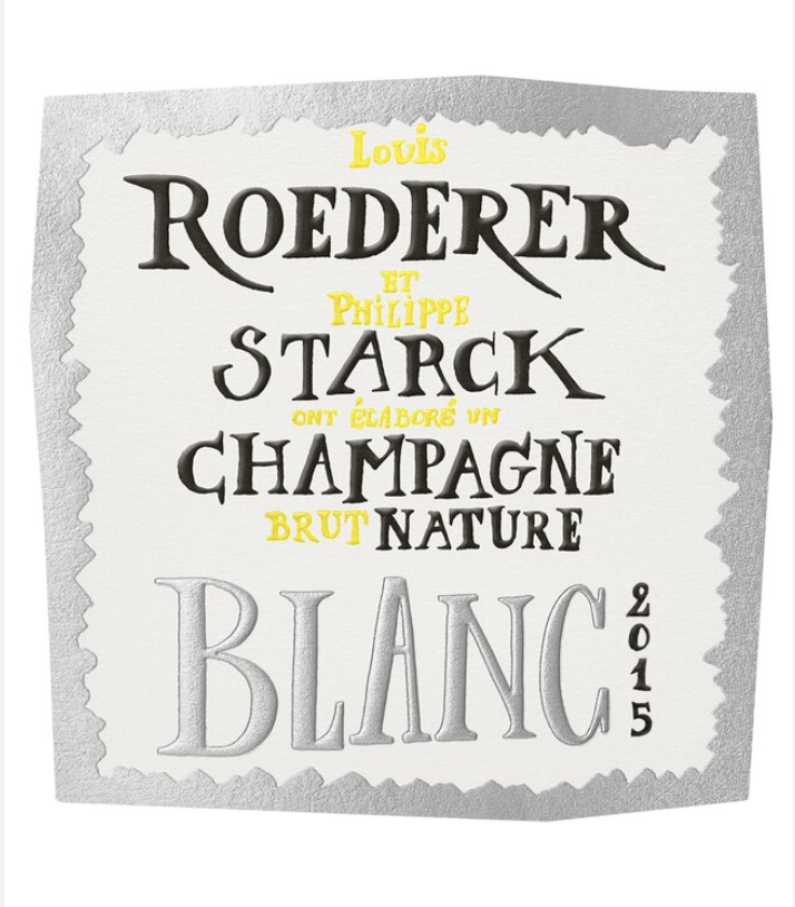 Louis Roederer et Philippe Starck Brut Nature 2015 (RP94) (Gift Box)
