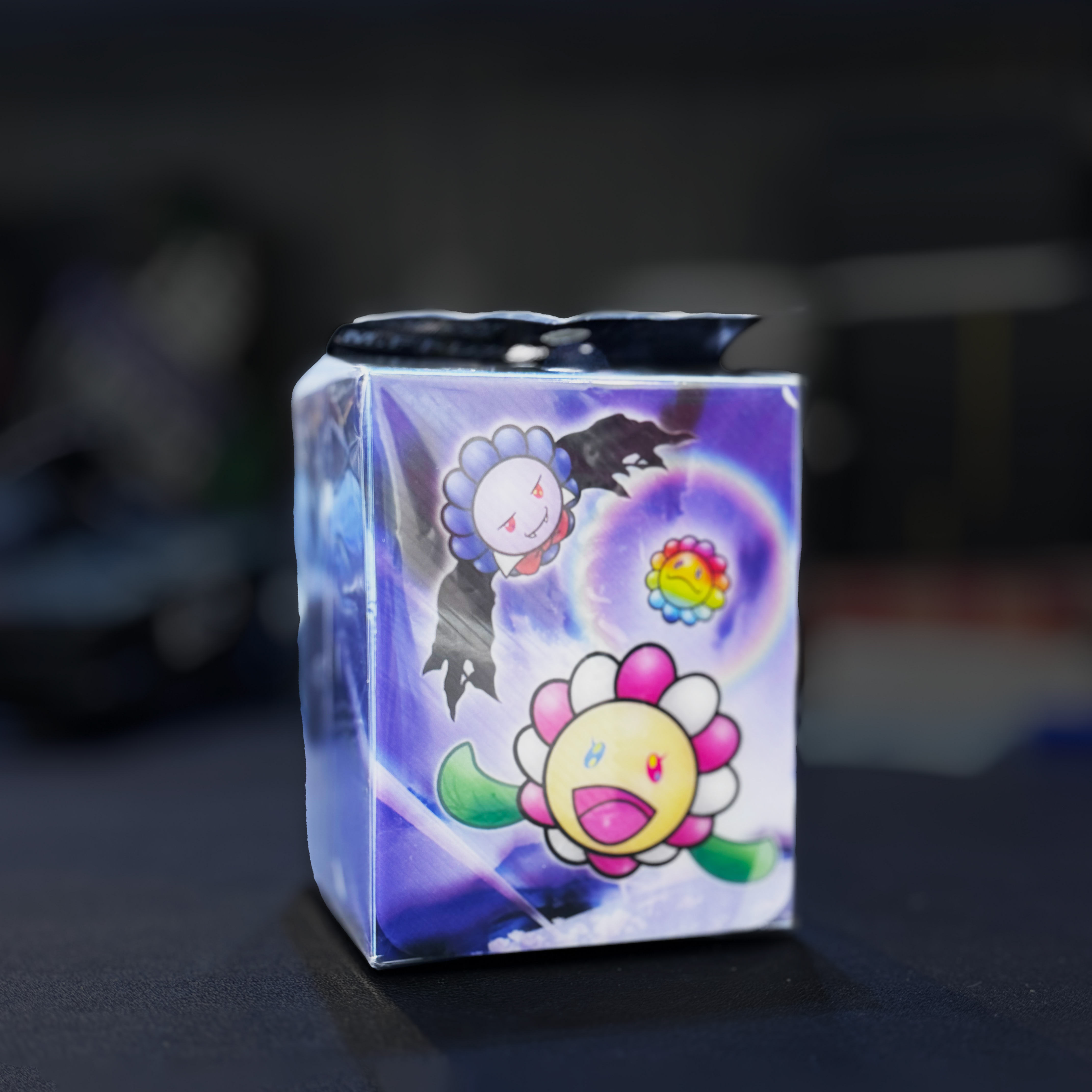 Card box of Murakami.Flowers Collectible Trading Cards by Takashi Murakami