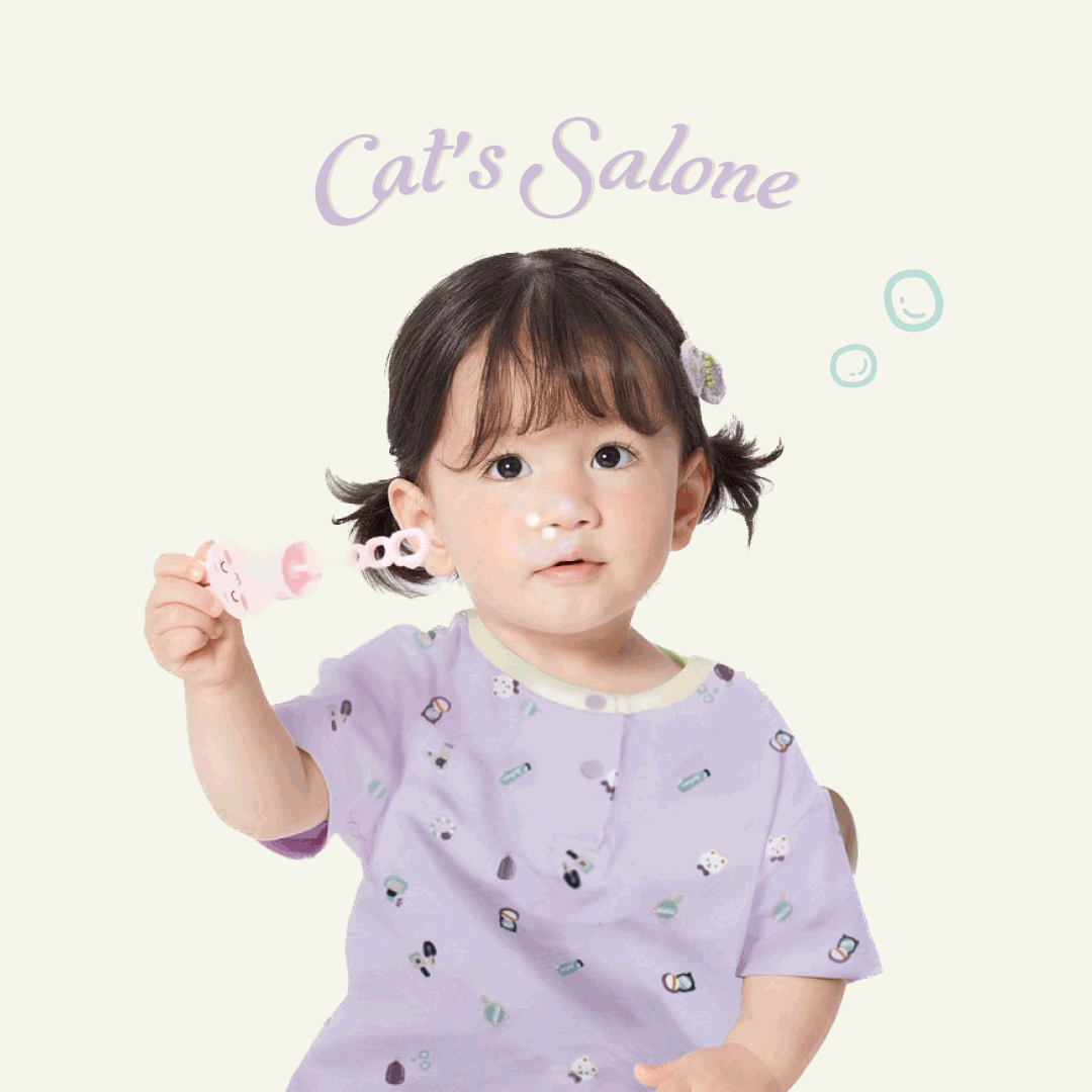 【JB1035】貓咪沙龍院。霜柔棉短袖爬服/連身衣