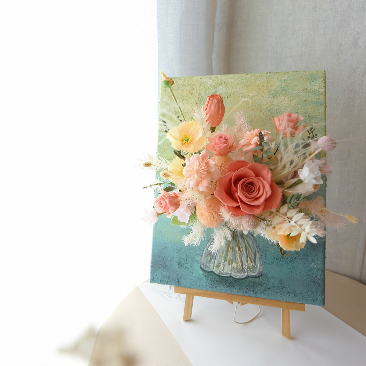 FD06｜生如夏花立體花畫