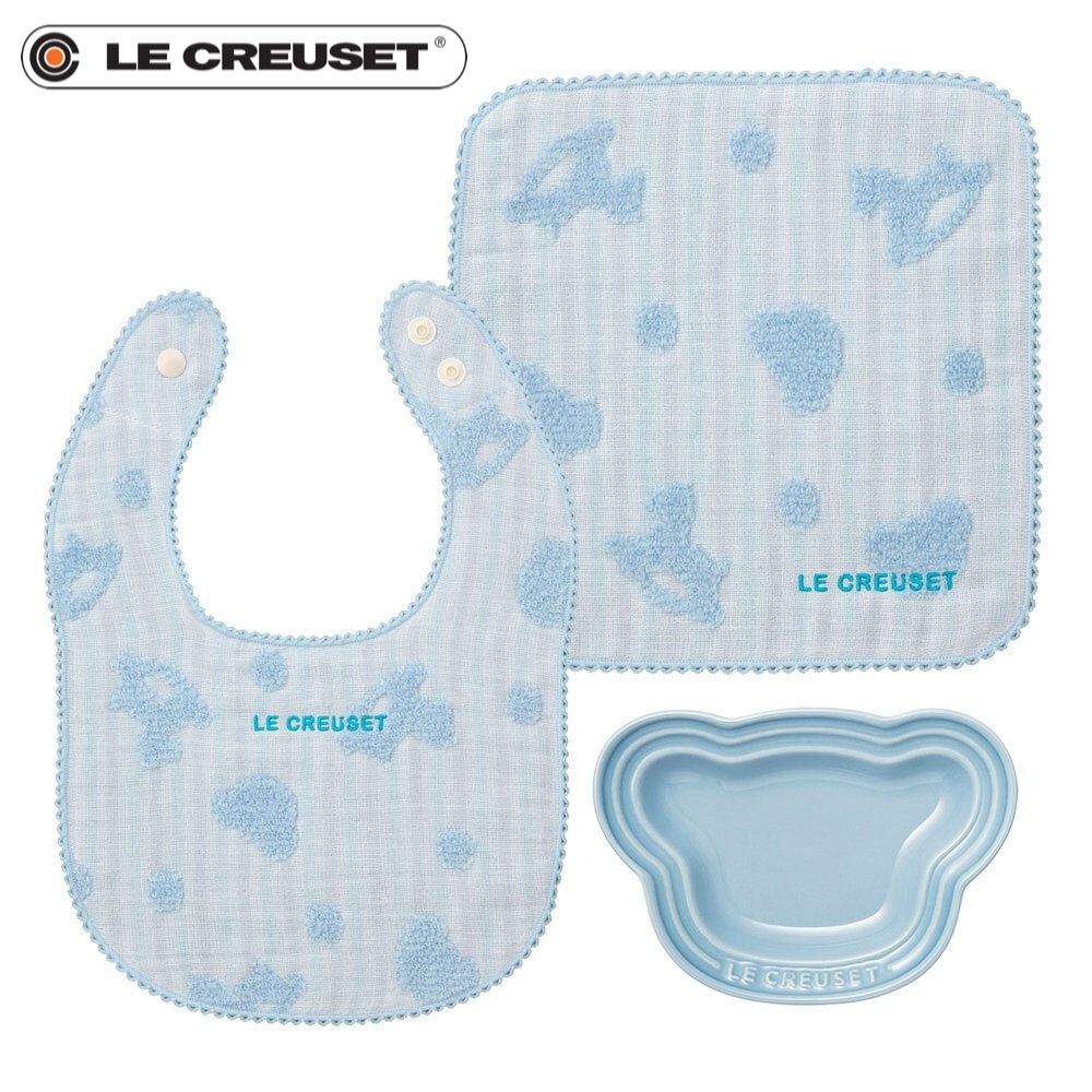Le Creuset - BB 慶祝用禮品套裝・海藍色 (3件入)