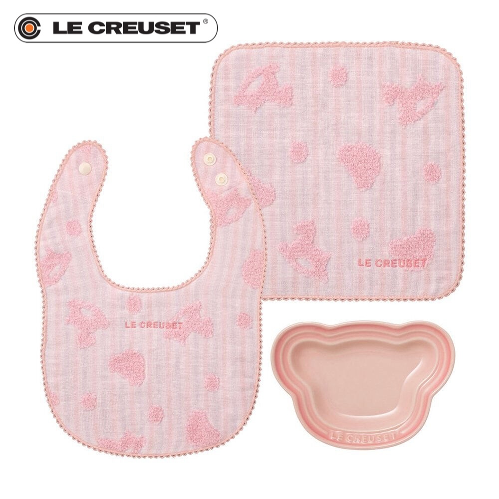 Le Creuset - BB 慶祝用禮品套裝・粉紅色 (3件入)