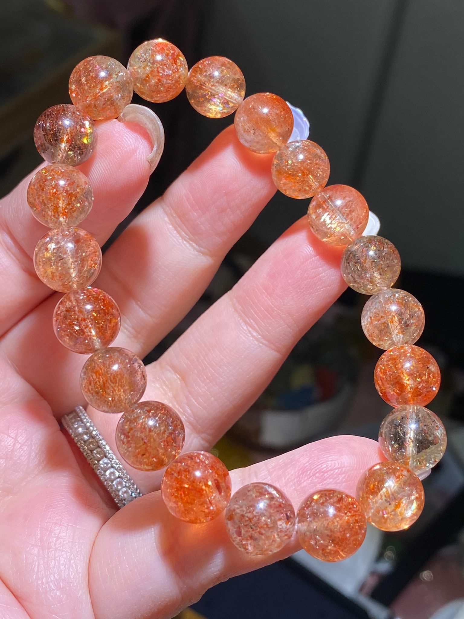 10-10.3MM高質阿魯沙太陽手串