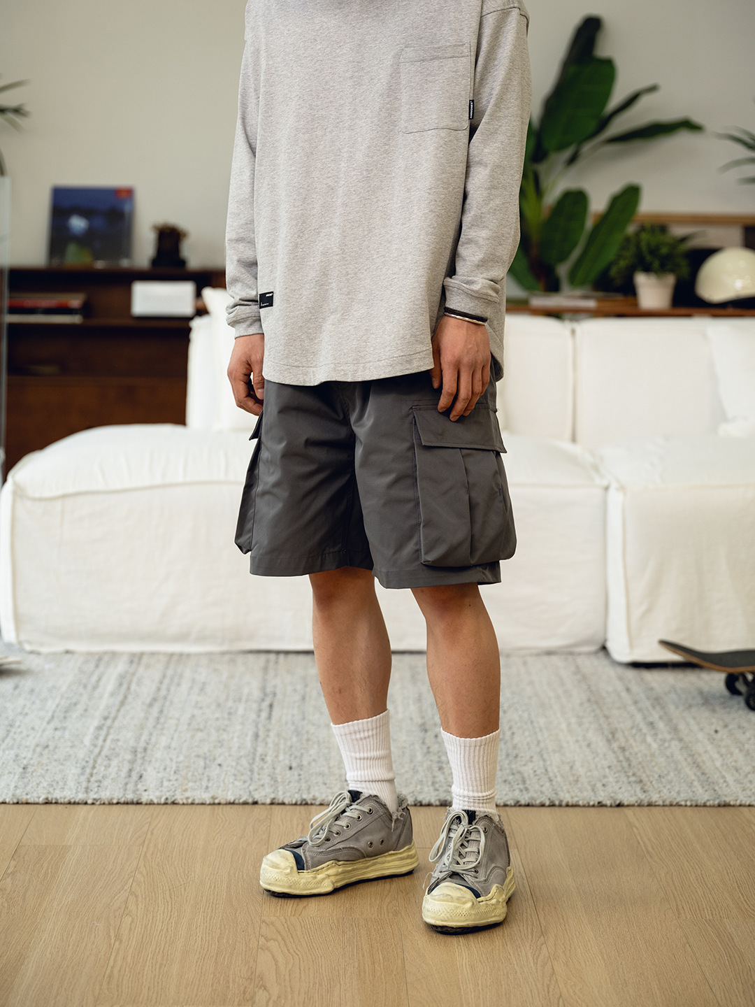 科技涼感舒適工裝短褲