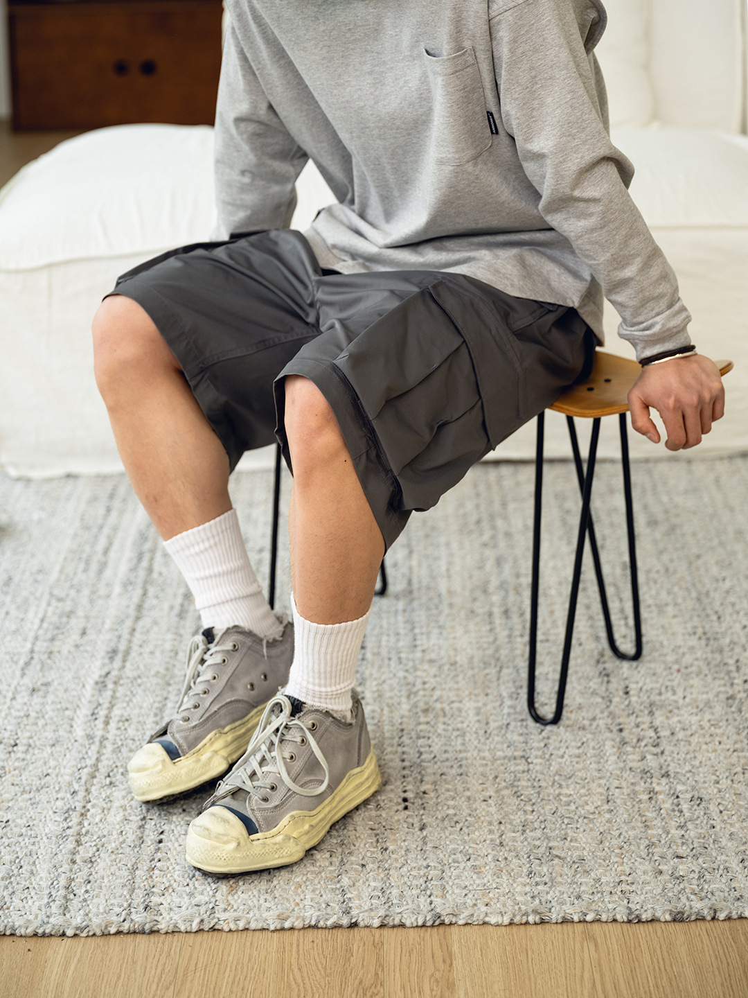 科技涼感舒適工裝短褲