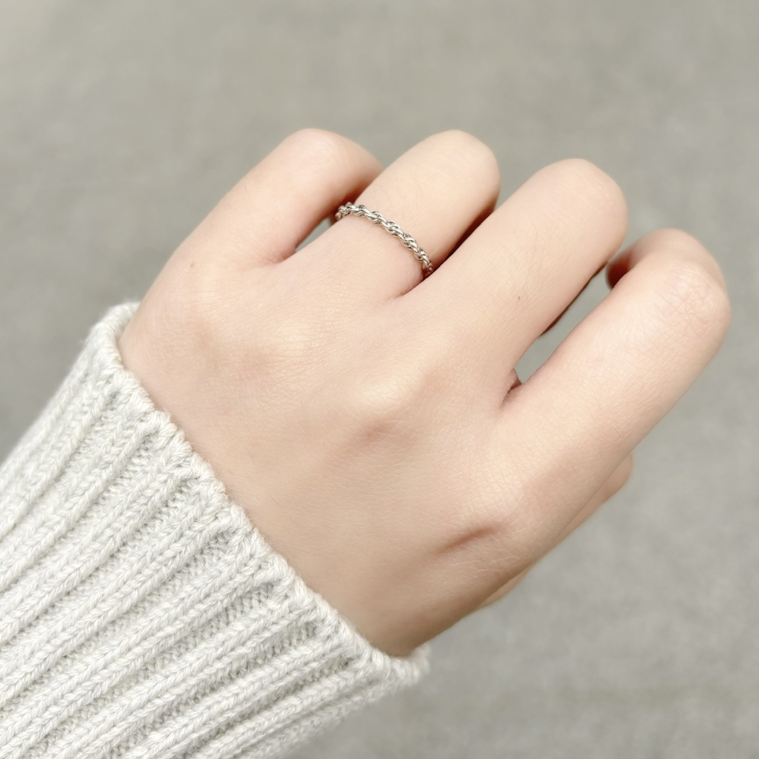 14k義大利水波紋戒指