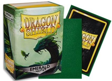 Dragon Shield Standard Size Sleeves (63x88mm) - Emerald Mate (100)