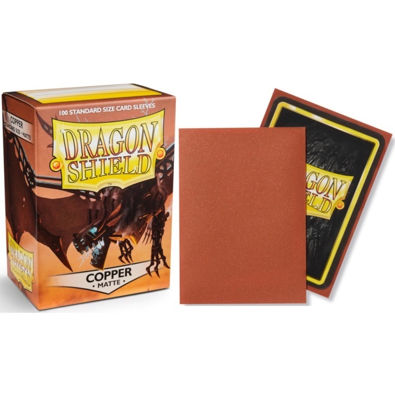 Dragon Shield Standard Size Sleeves (63x88mm) - Copper Mate (100)