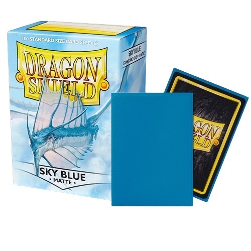 Dragon Shield Standard Size Sleeves (63x88mm) - Sky Blue Mate (100)