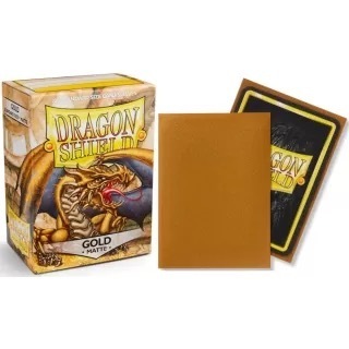 Dragon Shield Standard Size Sleeves (63x88mm) - Gold Mate (100)