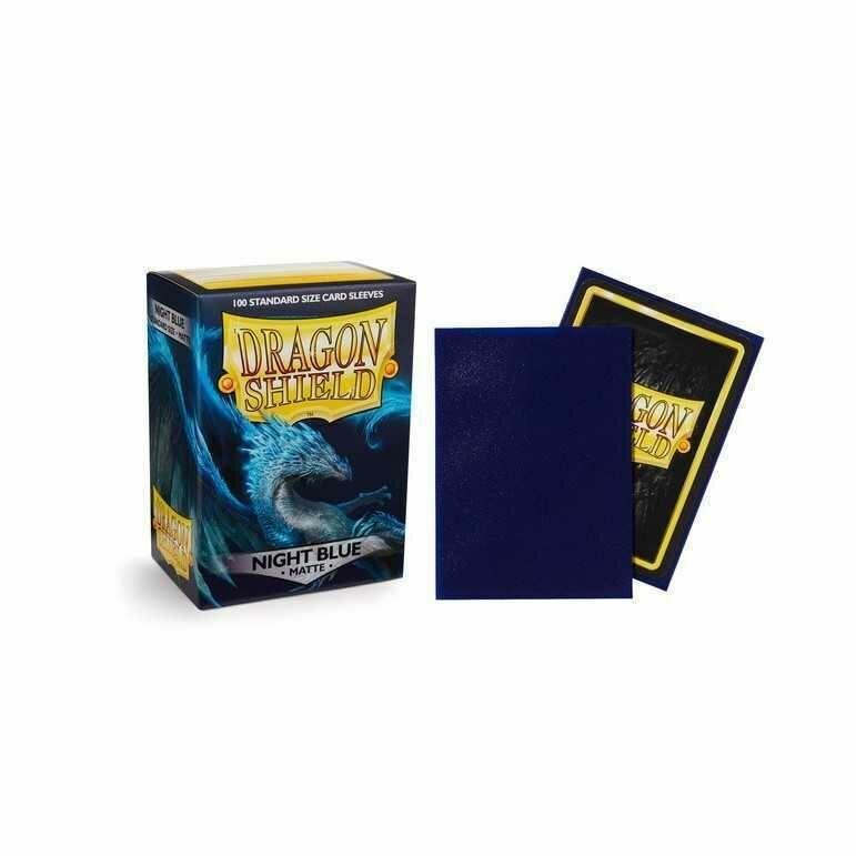 Dragon Shield Standard Size Sleeves (63x88mm) - Night Blue Mate (100)