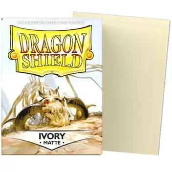 Dragon Shield Standard Size Sleeves (63x88mm) - Ivory Mate (100)