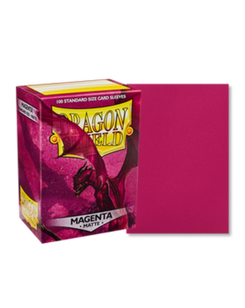 Dragon Shield Standard Size Sleeves (63x88mm) - Magenta Mate (100)