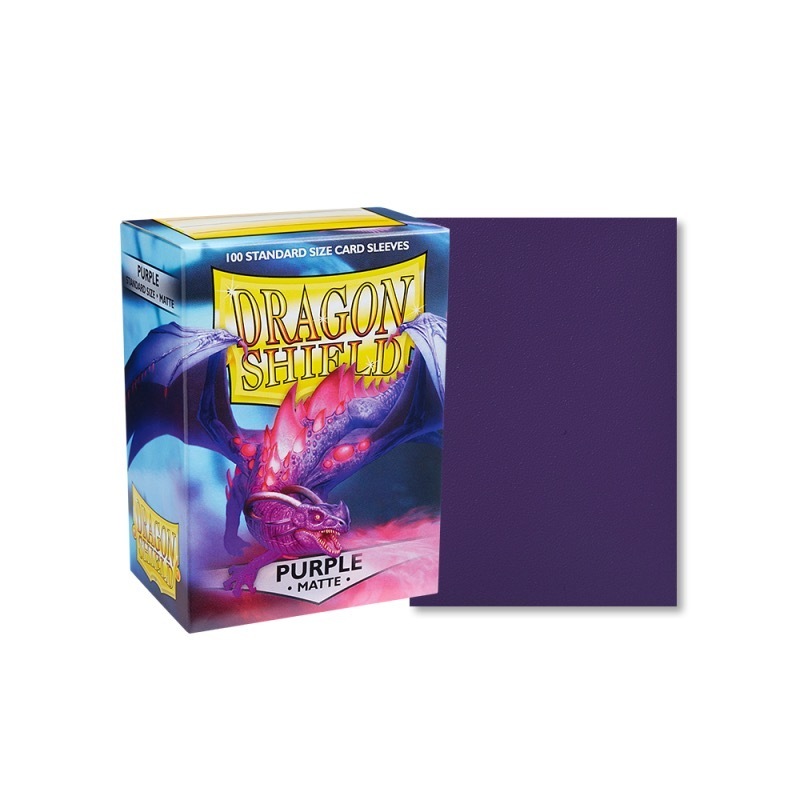 Dragon Shield Standard Size Sleeves (63x88mm) - Purple Mate (100)