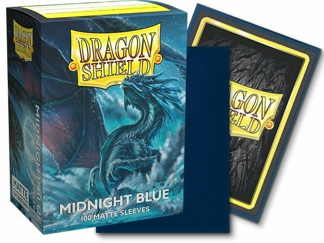 Dragon Shield Standard Size Sleeves (63x88mm) - Midnight Blue Mate (100)