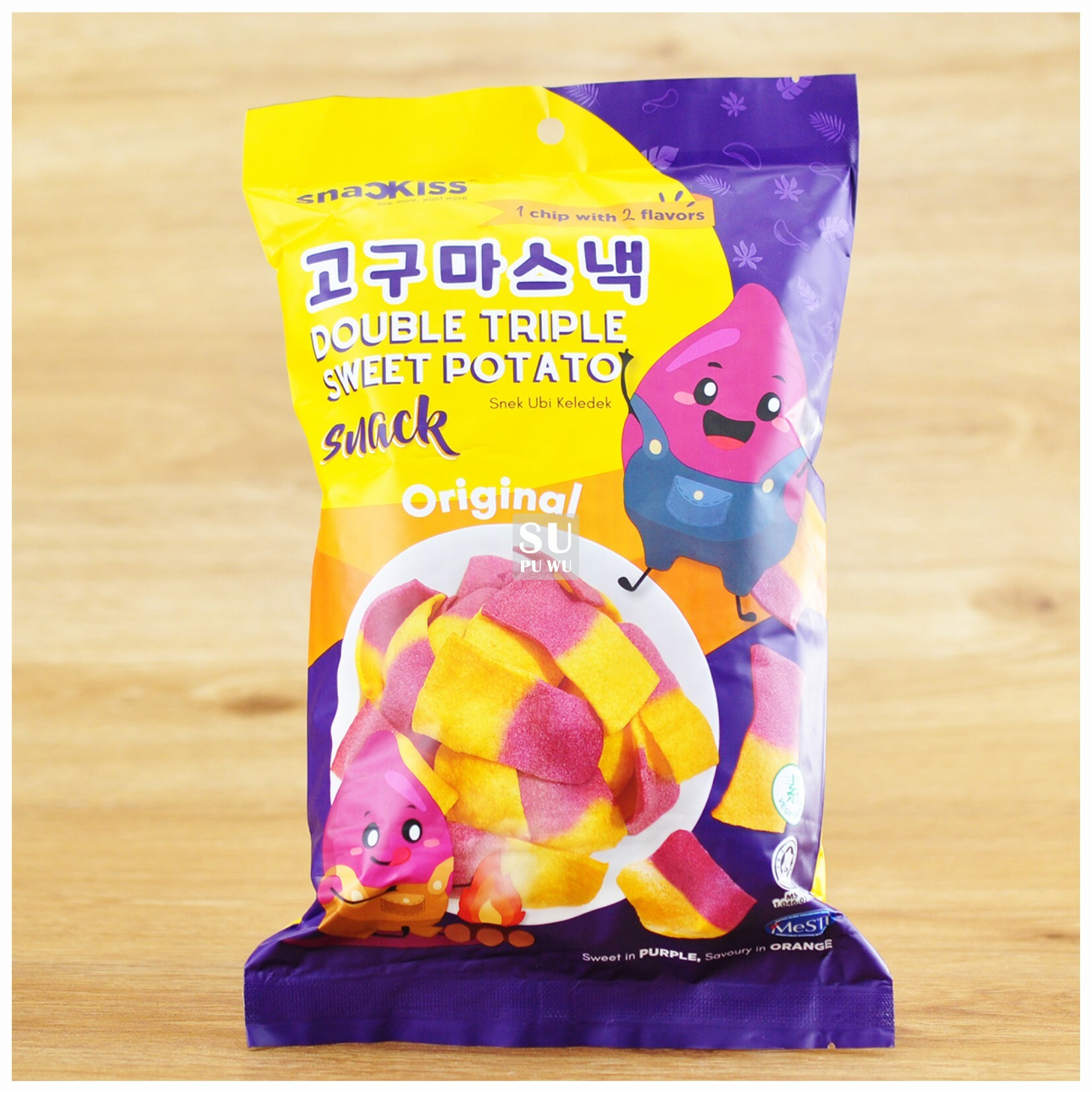 〔snackiss〕香脆雙色薯片