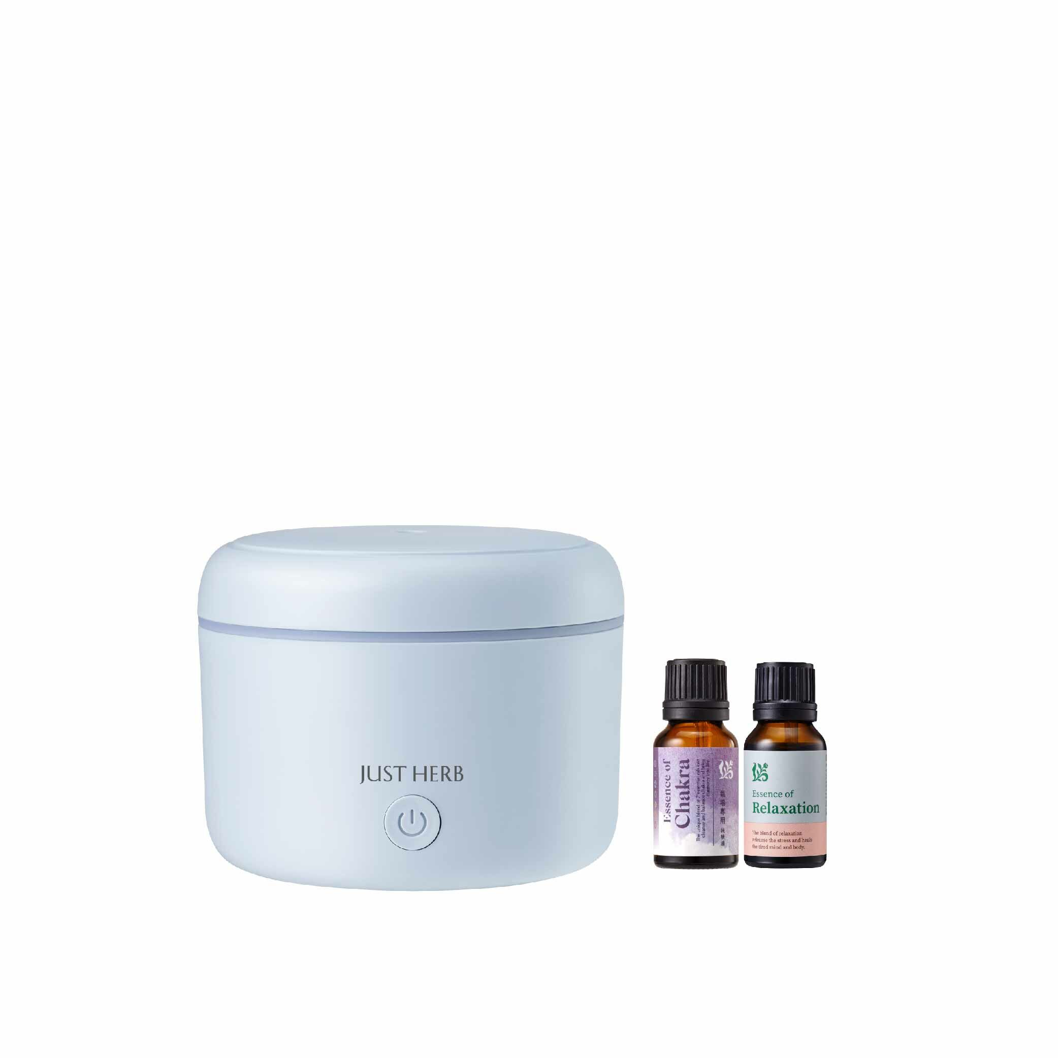 幸福寶盒香氛水氧機-晴光藍 附15ML精油 氣場+舒壓