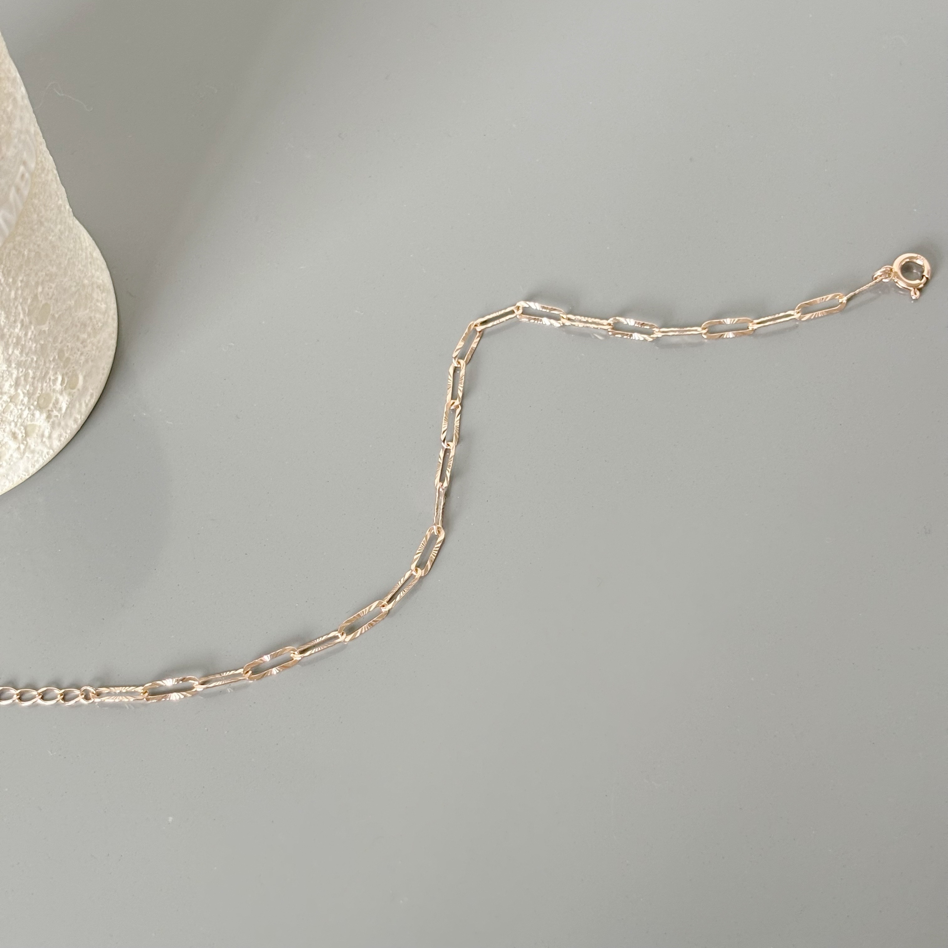 14k切花longbox手鍊