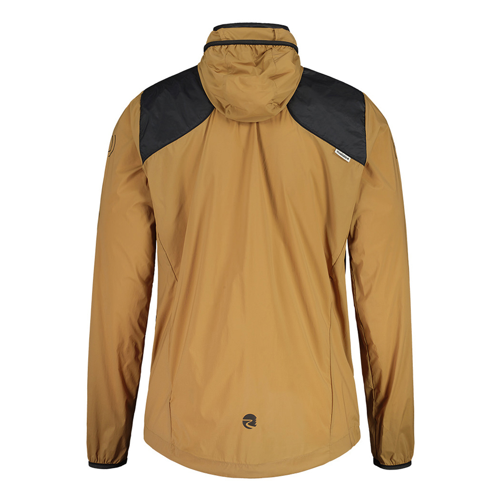 【MALOJA】男化纖防風保暖連帽外套 / 24MA37232-[黑、黑棕拼]