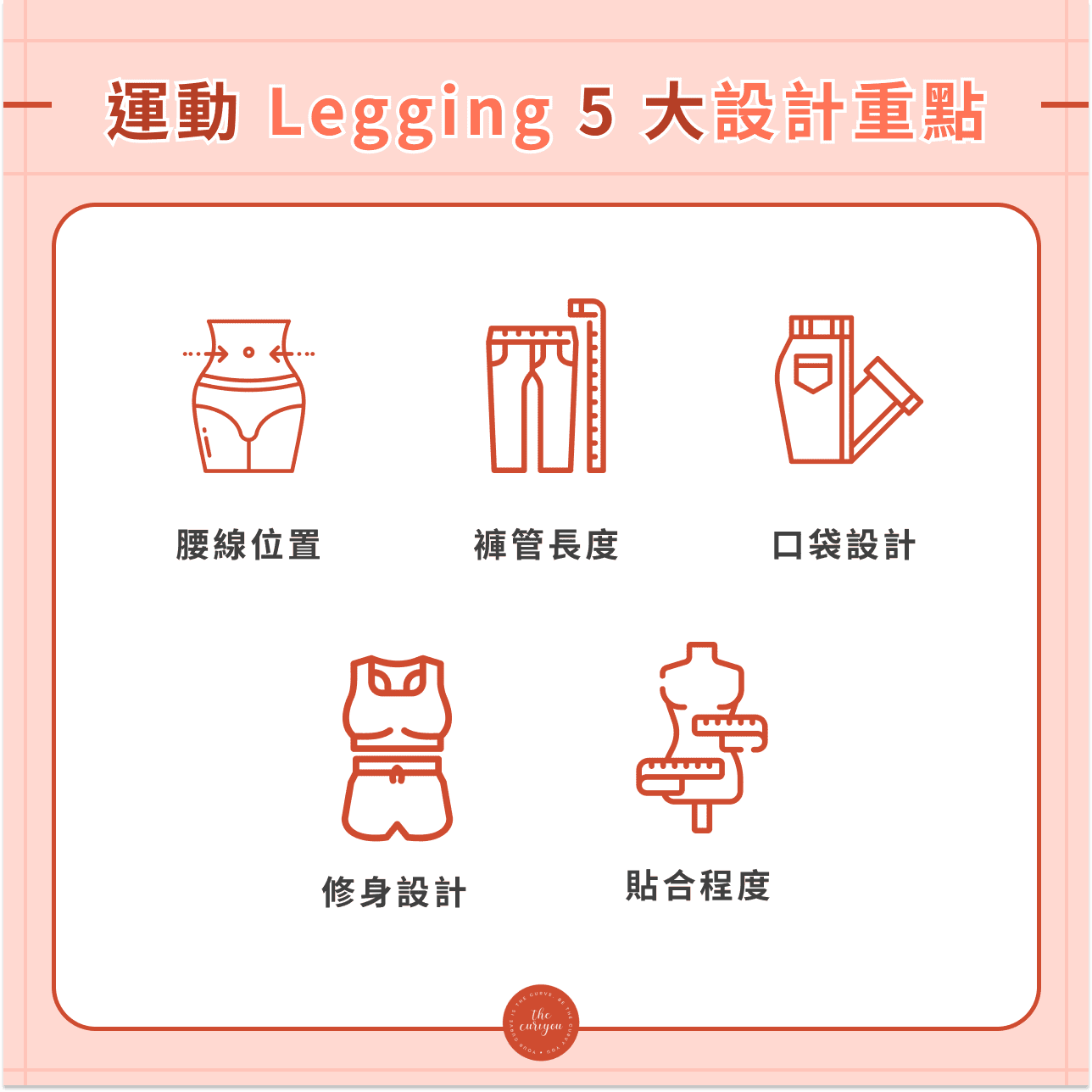 運動 Legging 5 大設計重點