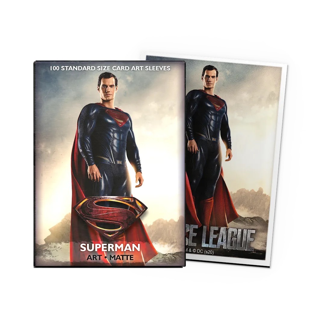 Dragon Shield Standard Size Sleeves (63x88mm) - Superman ART.Mate (100)