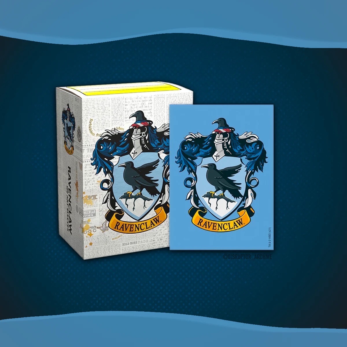 Dragon Shield Standard Size Sleeves (63x88mm) - Ravenclaw ART.Mate (100)