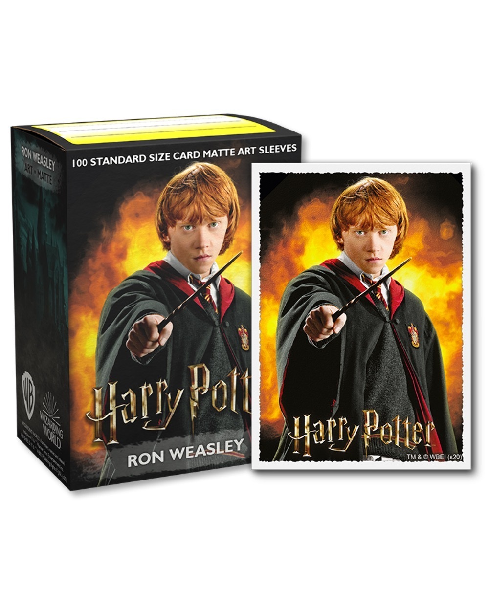 Dragon Shield Standard Size Sleeves (63x88mm) - Ron Weasley ART.Mate (100)