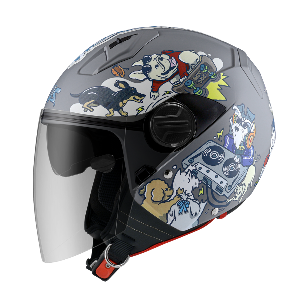 ZEUS ZS-213 彩繪AX7 半罩安全帽|安信騎士