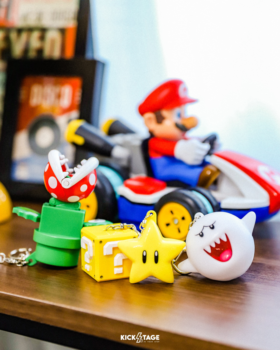 日本環球影城限定 Super Mario 任天堂瑪利歐樂園 無敵星星 問號箱 幽靈 食人花 掛飾 吊飾 鑰匙圈【SM001】