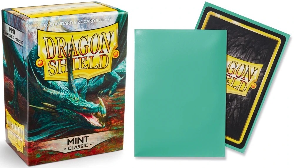 Dragon Shield Standard Size Sleeves (63x88mm) - Mint CLASSIC (100)