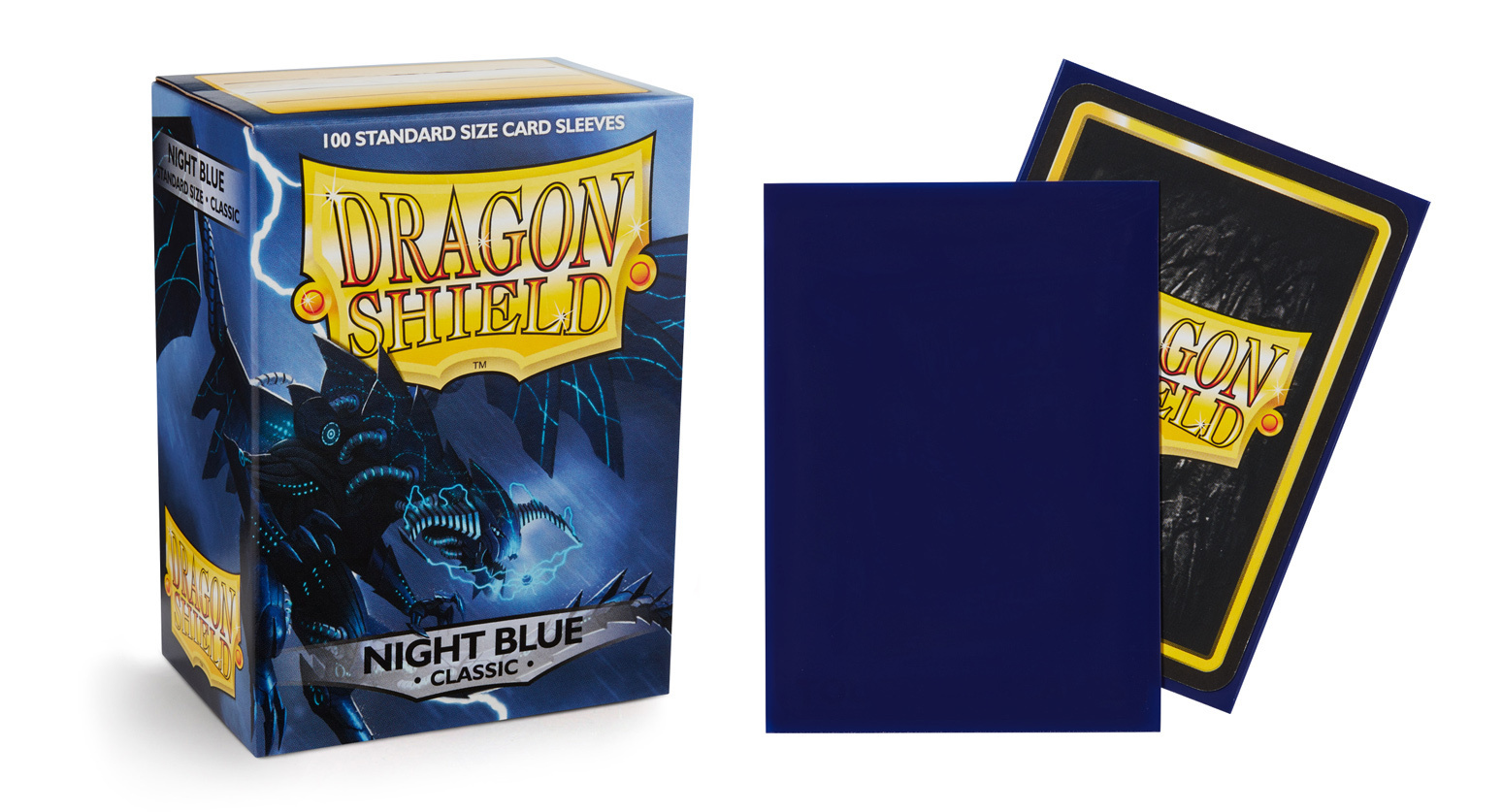 Dragon Shield Standard Size Sleeves (63x88mm) - Night Blue CLASSIC (100)