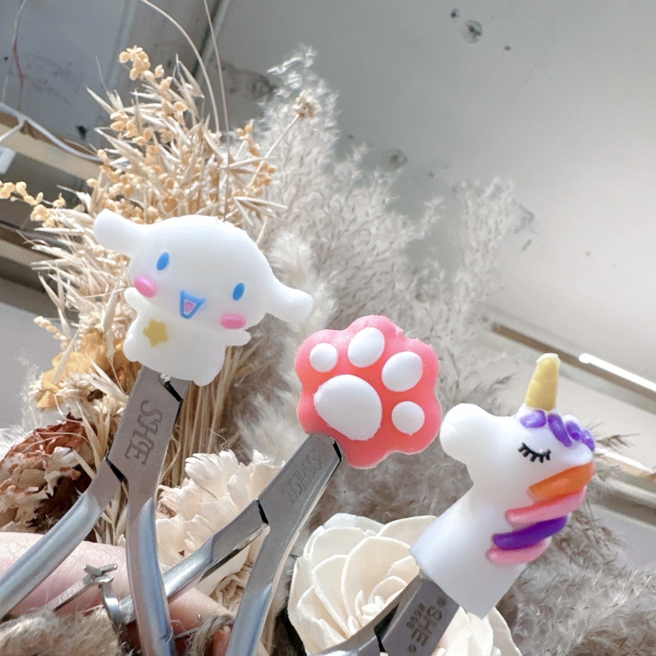 甘皮剪保護套 小女森系列-粉色熊掌/獨角獸/小白狗