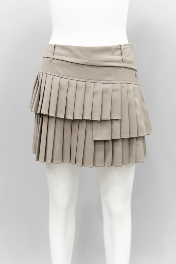 女 303M【韓國FanTom】美拉德高球 正韓學院風多層次高爾夫球百摺裙褲 特惠