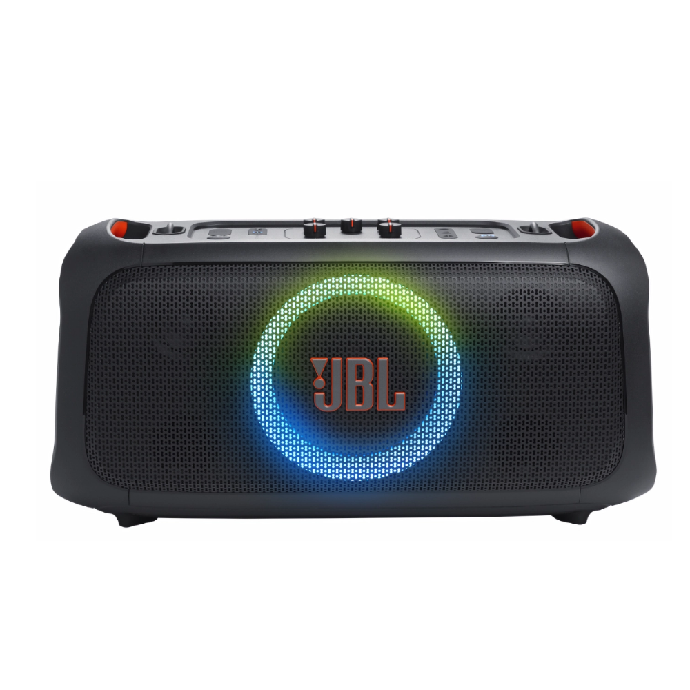 JBL JBL / Partybox On-The-Go Essential 5.25吋 攜帶充電型 派對藍芽聲光音響組(100W/5.25吋)(附2支無線麥克風) 台灣代理公司貨 第 2 張圖片｜三峽麥克風