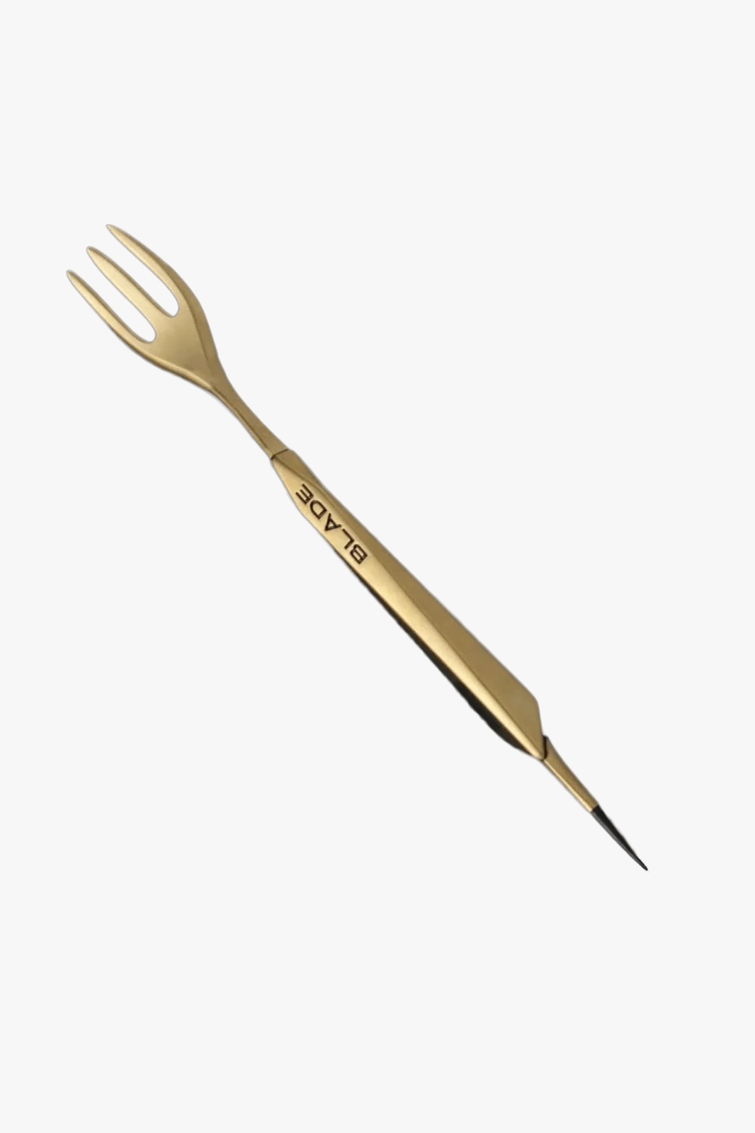 Blade Hookah Fork-Poker Gold
