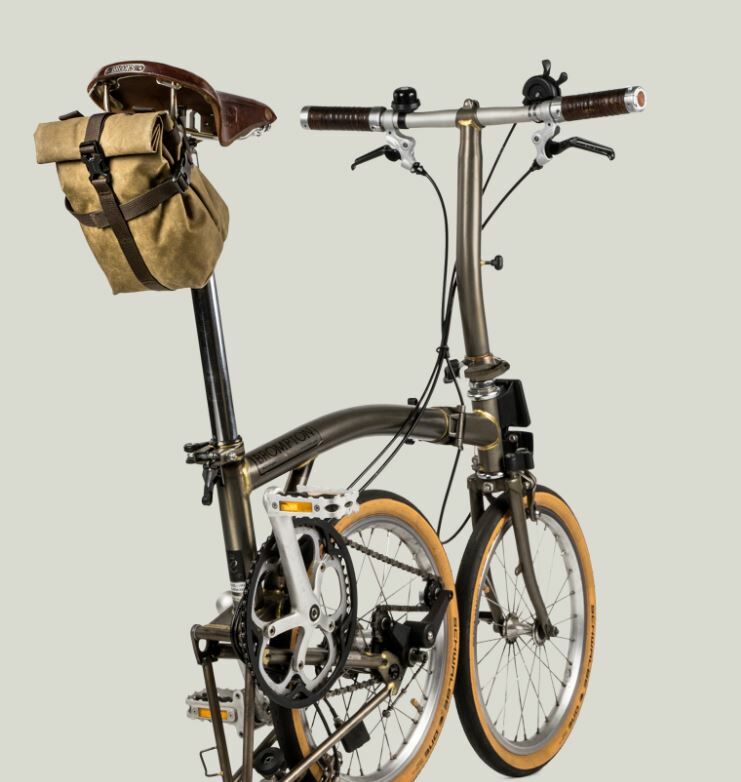 【沃坦】PIONEER 拓荒者 後掛小包 BROMPTON 炭黑/卡其