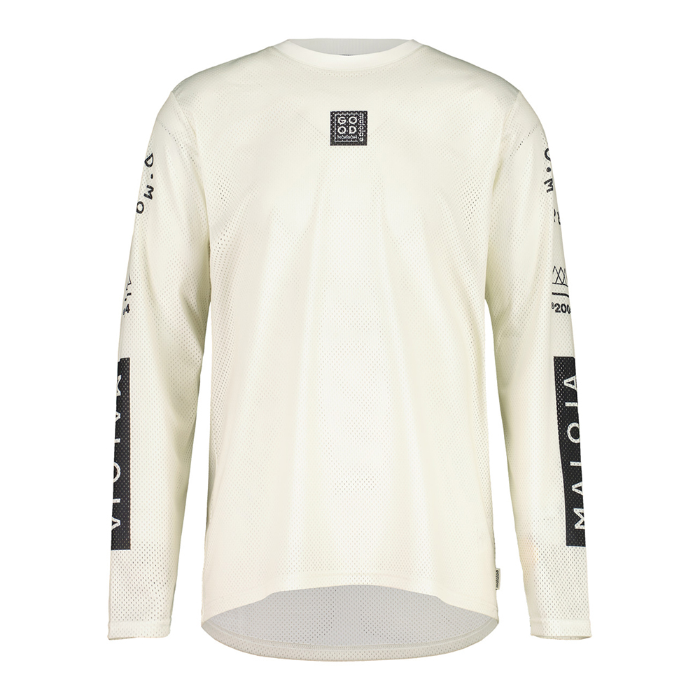 【MALOJA】男排汗快乾長袖上衣 / 24MA37249-[冰川乳白、黑]
