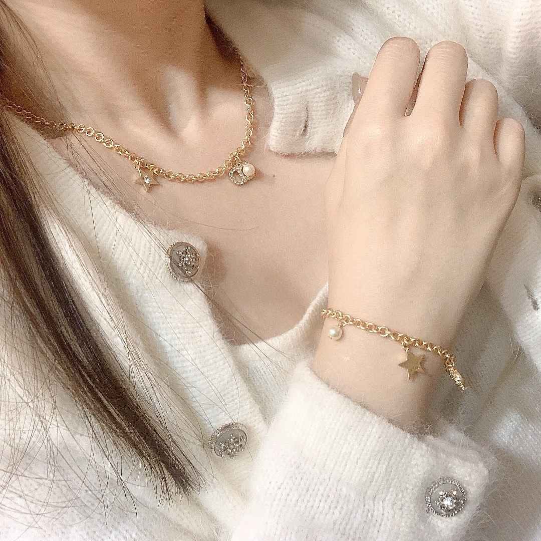 CD夢幻星空心珍珠 定製項鍊/手鍊系列