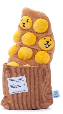 香港Woof 玩具 雞蛋仔 格仔餅2inl