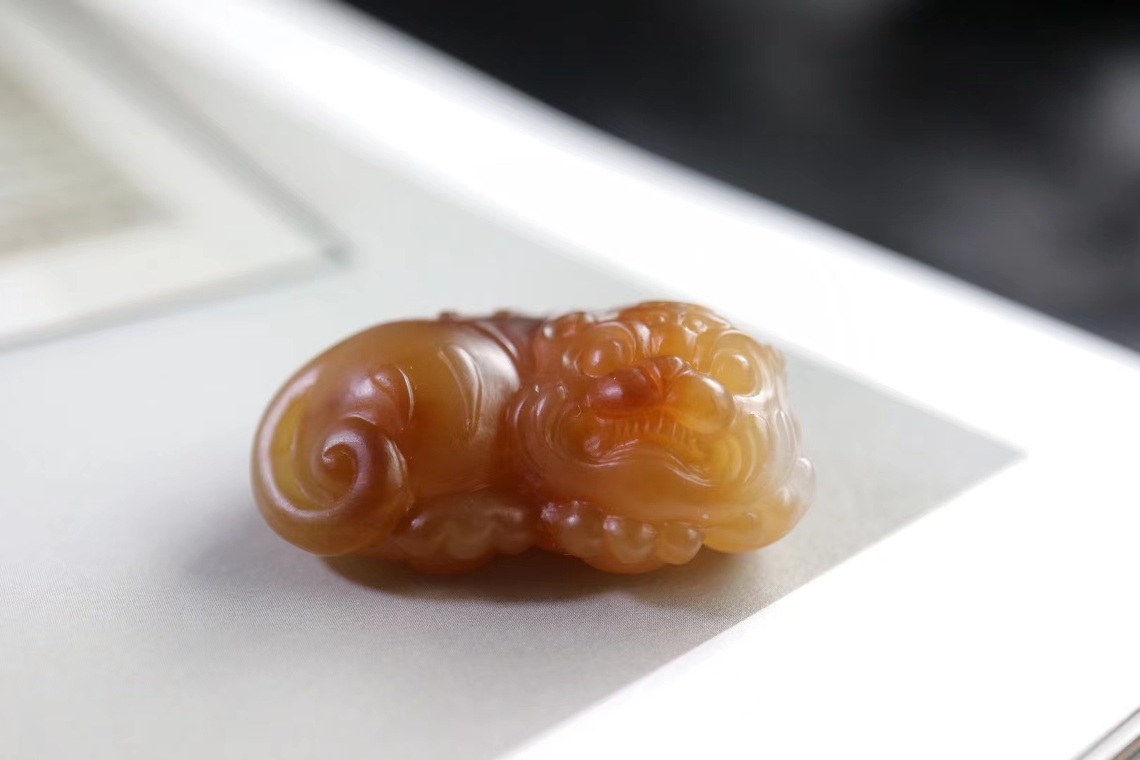 和田玉糖白老虎,天然和田玉軟玉