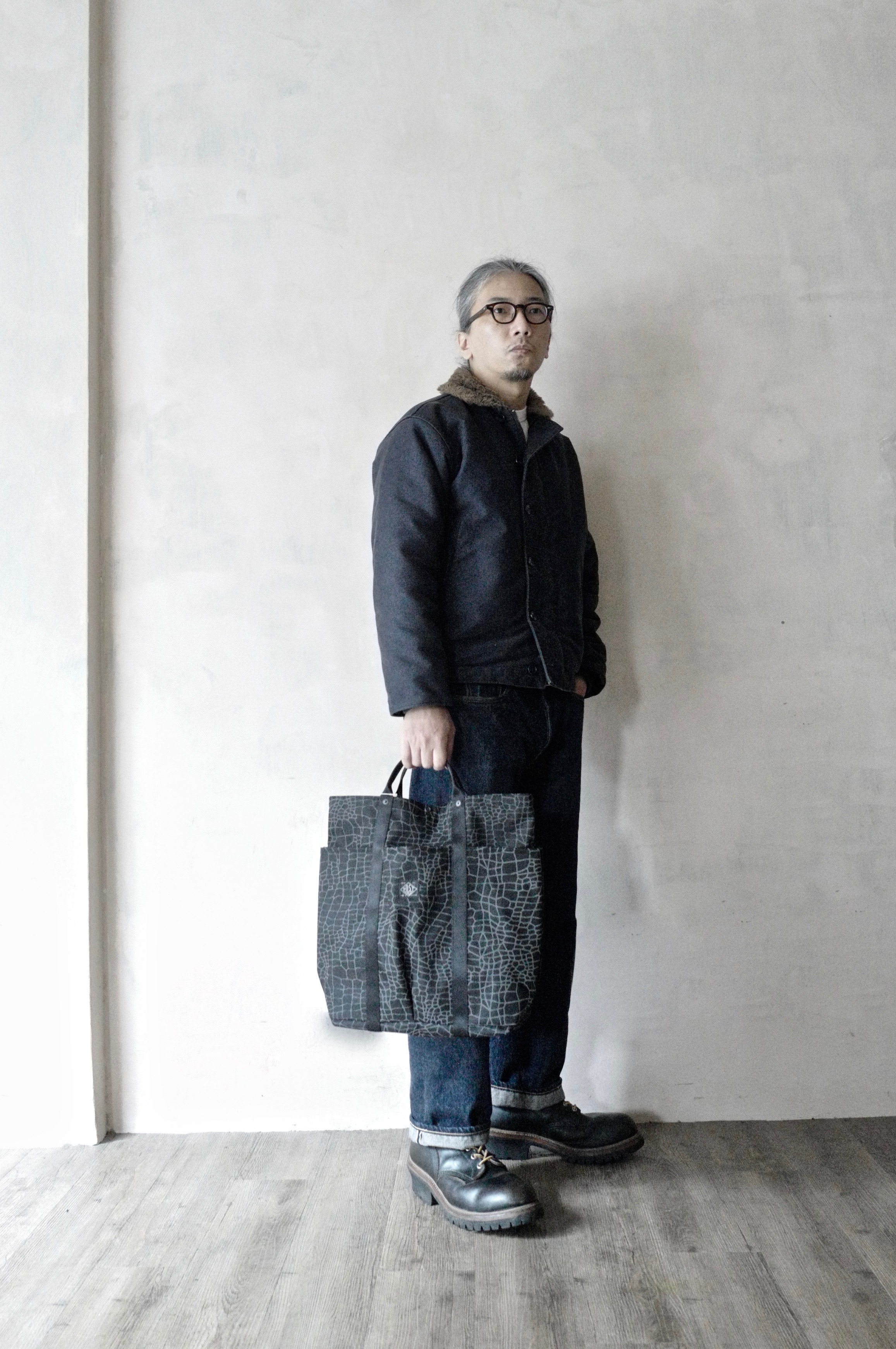 Post O'Alls POS-Tote bag 2 : Spider Web black