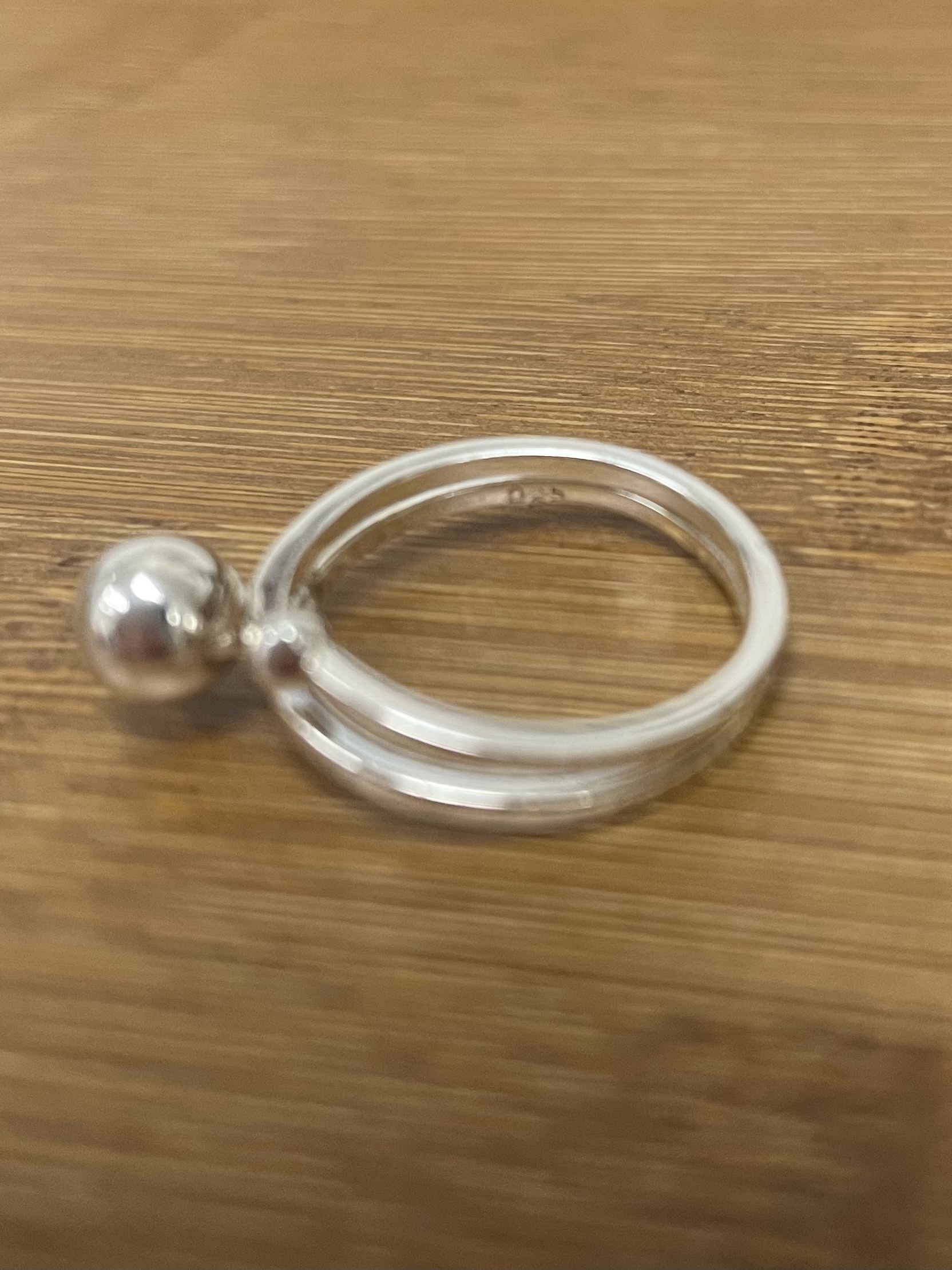 #228SA02 Silver Planet ring ⁎S925