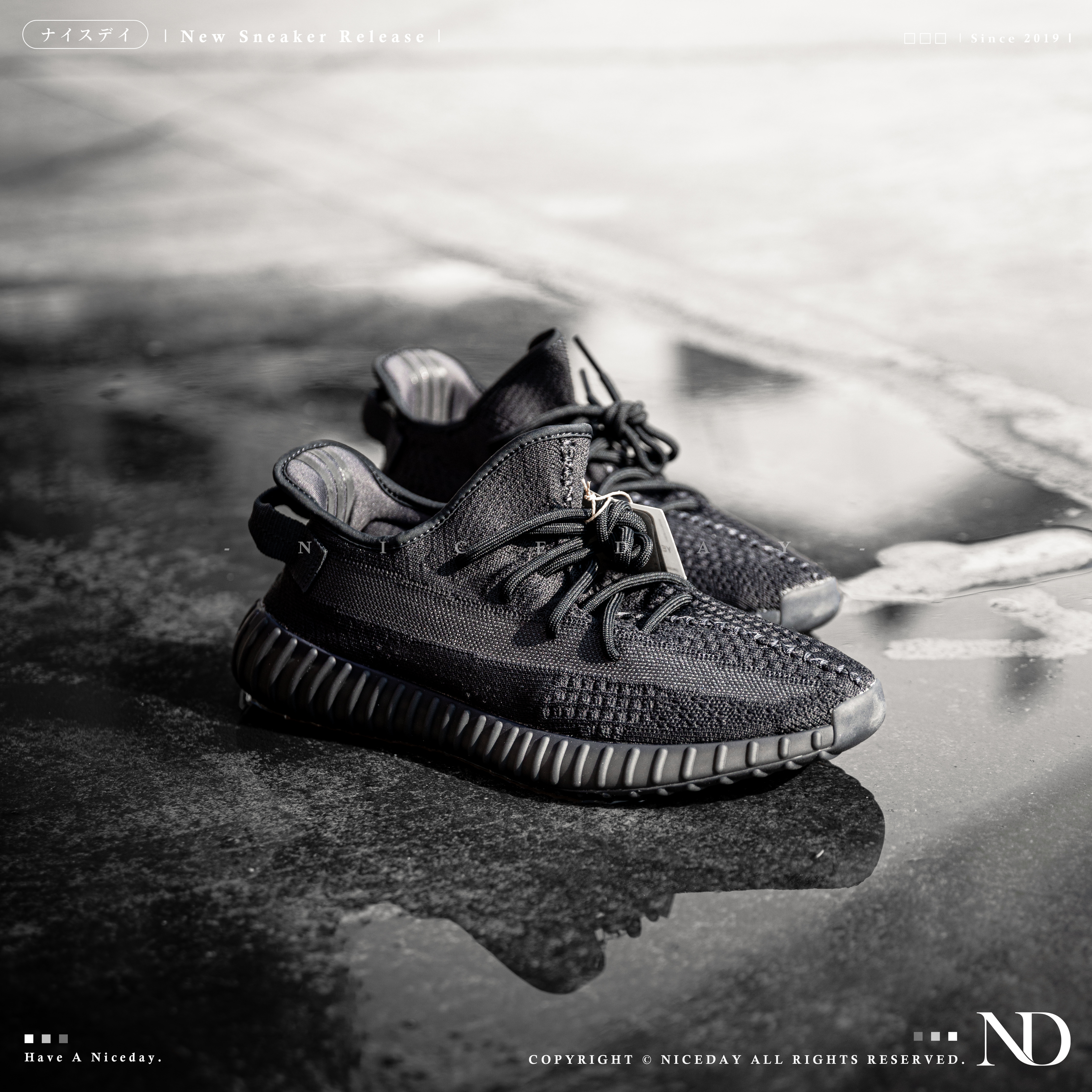 NICEDAY 代購 Adidas Yeezy Boost 350 V2 Onyx 黑武士 肯爺 男女尺寸 HQ4540