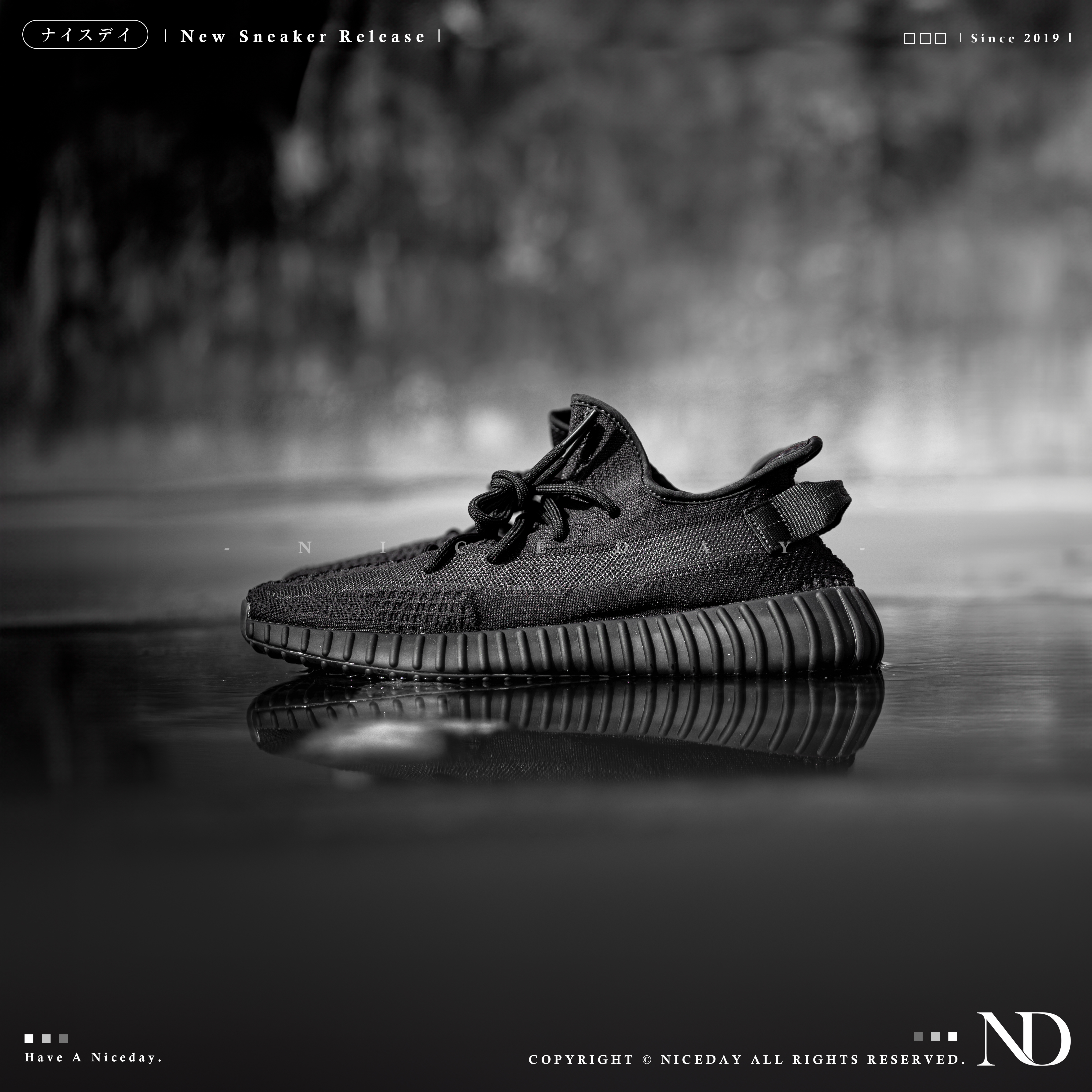 NICEDAY 代購 Adidas Yeezy Boost 350 V2 Onyx 黑武士 肯爺 男女尺寸 HQ4540