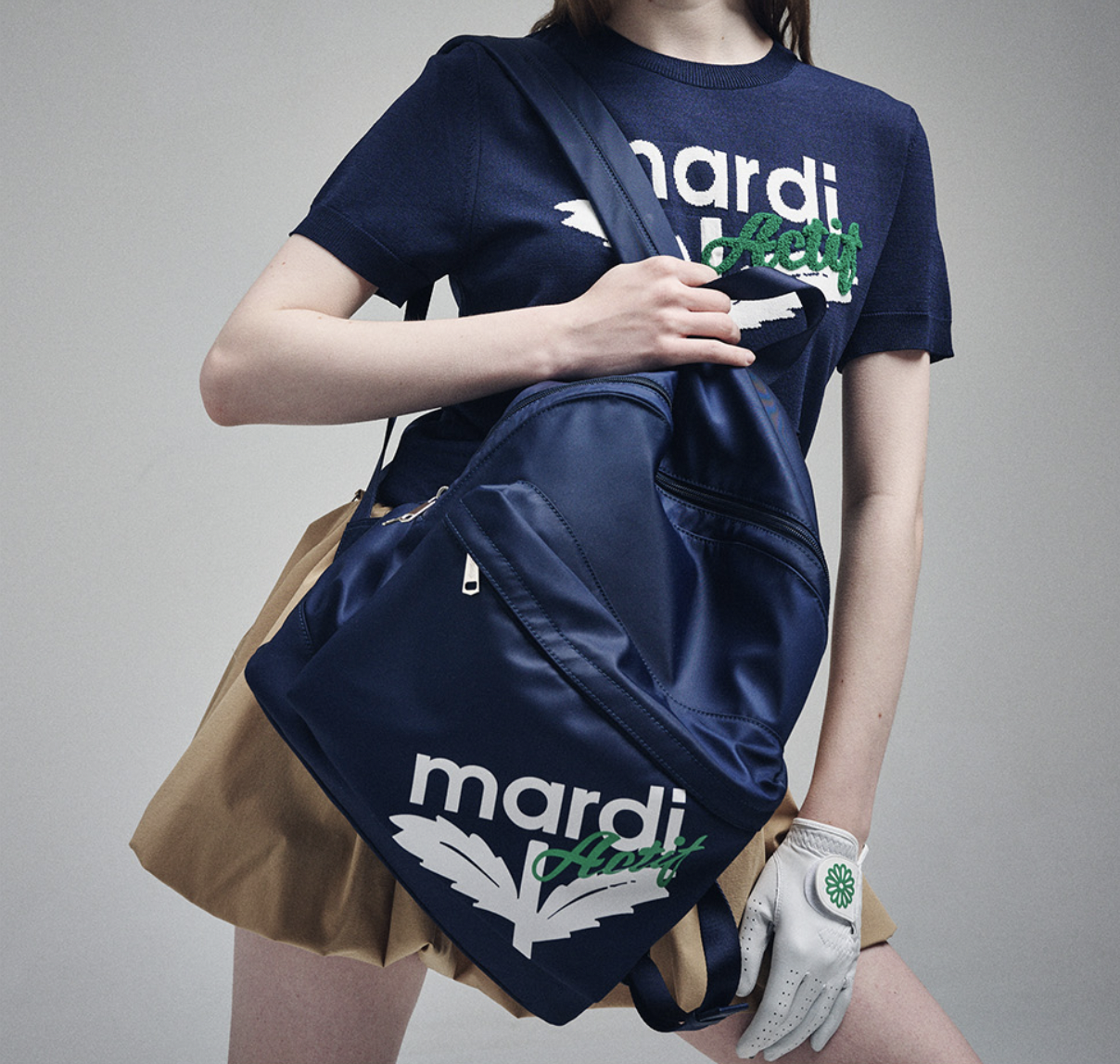 ●Mardi Mercredi●[ACTIF] BACK PACK BLOOMMARDI_BLACK RED 韓國Mardi Mercredi Actif BACK PACK BLOOMMARDI
