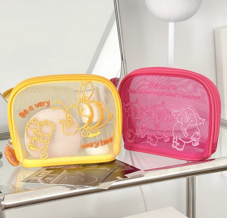 【現貨】維尼紗網收納包 化妝包 防水包