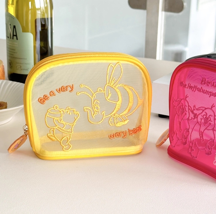 【現貨】維尼紗網收納包 化妝包 防水包